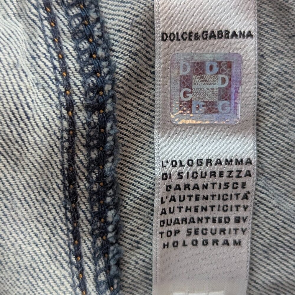 Dolce & Gabbana Denim Capris Size *26 (Size 2-4 according to AI) - Picture 5 of 16